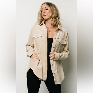 NWT Baltic Born Greeley Corduroy Shacket Size Small